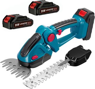 Akku-Heckenschere für Makita-Akkus,2-in-1 Akku-Grasschere & Strauchschere