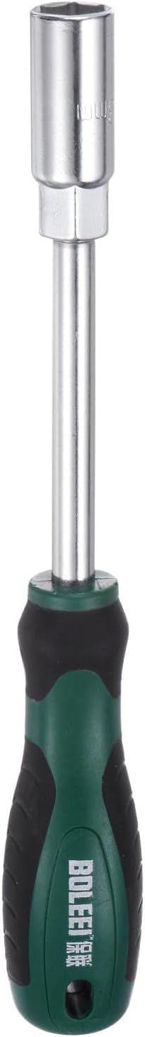 QUARKZMAN Metrischer Mutternschlüssel 13mm CR-V Nicht-magnetische Spitze Hohlschäfte Sechskant-Schraubendreher mit rutschfestem Griff für die Fahrzeugreparatur