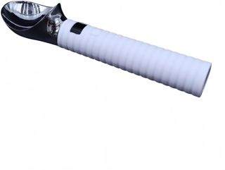 Wiederaufladbarer beheizter Eisportionierer, Display, 55 ℃/70 ℃, doppelte Heizeinstellungen, elektrischer Löffel für harte Eiscreme, Gelato, gefrorene Desserts