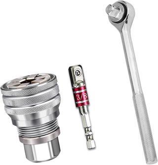 10–19 mm Sechskantmutter und Schrauben, Schraubendreher-Werkzeug für 3/8-Zoll-Antrieb, verstellbar, Universal-Steckschlüssel, Griffadapter, manueller Steckschlüssel