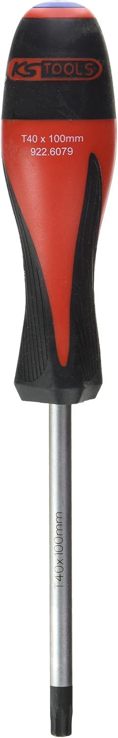 KS Tools 922.6079 Ultimate Torx Schraubendreher gebohrt T40 100 mm
