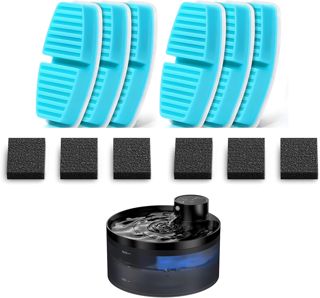 Katzenbrunnen Kabellos: 3.2 L Trinkbrunnen für Katze - Katzenbrunnen für Katzen - mit Bewegungsmelder - 4200mAh Akkukapazität - Pumpe Leiser Betrieb mit Led - Hochwertige Filtration - BPA-frei