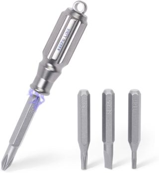 KEEPO LINK Titan-Schraubendreher-Set klein mit 4 magnetischen Bits, OLT01