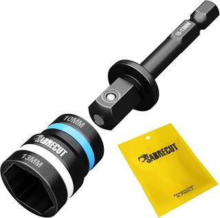 SabreCut 1pc SCDIN10-13 10mm 13mm 62mm Impact Steckschlüsselbits Langlebig
