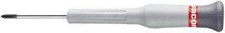 FACOM Schraubendreher Micro-Tech Klinge verchromt 3,0x35 mm, Phillips PH0, 1 Stück, AEFP.0X35