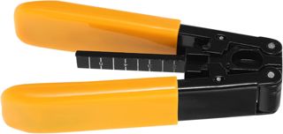 Glasfaser Abisolierer aus Stahl mit Pu Griff in Orange
