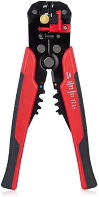 3-in-1 Automatisches Abisolierwerkzeug, Crimper und Drahtschneider AWG10-24/0,2-6mm² Selbsteinstellendes Handwerkzeug zum Abisolieren, Schneiden und Crimpen