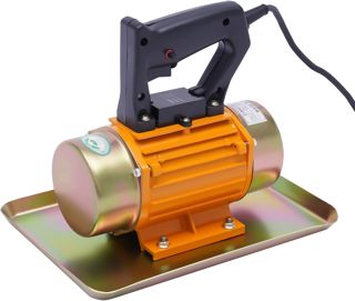Handbetonrüttler Motor, Tragbarer Reinkupfermotor, Kelle Flachbodenrüttler für Dammbau und Hafenbau, Vibrationskraft 100KG | Produktgröße 28x20x26cm