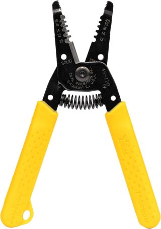 Ideal 45–120 T-Abisolierzange (für 10–18 solide und 12–20 Litzendraht)