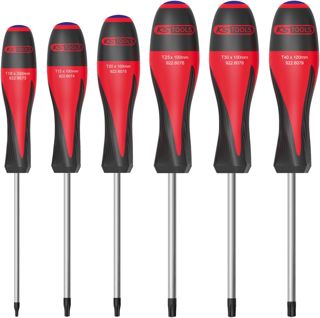 KS Tools 922.6070 Ultimate®: Torx® Schraubendreher-Set 6 Stück perforiert