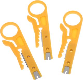 3 Stück Kabelabisolierer Kleiner für Elektrische Drähte und Kabel
