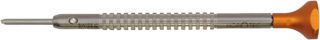 Horotec MSA01.214 Uhrmacher-Schraubendreher, Gehäuse und Bit in T-Form, Edelstahl, kugelgelagerter Aluminiumkopf, Swiss Made (1,60 mm)