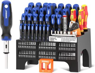 SORAKO Magnetisches Schraubendreher Set 118-teilig, mit Ratschenfunktion