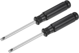sourcing map 2Stk Mini Schlitz Schraubendreher, 4,0 mm Flachkopf