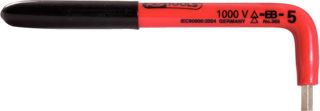 KS Tools 117.1607 Innensechskant-Winkelstiftschlüssel mit Schutzisolierung, 12mm