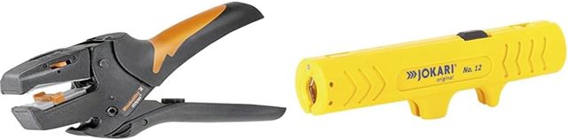 WEIDMÜLLER Abisolierzange Stripa x AWG 28-7 0.08-10 mm², Länge 190 mm, 9005000000 & JOKARI T30120 Universal Entmanteler Nr. 12, 30120