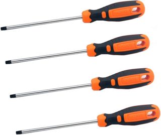 4-teiliger T15 T20 T25 T30 Torx Schraubendreher Set,150mm magnetischer Torx Treiber Stern Bit Schraubendreher für Computer Reparatur, Automobil Werkzeuge und Haushaltsgeräte