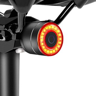 Monkey Home Smart Fahrrad Rücklicht Mit Bremsblinkfunktion, Auto On/Off, Auto Lichtsensor USB-C wiederaufladbar, Ganz aus Aluminium, LED Fahrradlichter für Kinder und Erwachsene （EU-Patente）