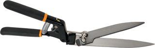 Fiskars Power-Lever Grasschere – 12,7 cm gezackte Klinge Gras- und Pflanzenschere – Gartengeräte – Orange/Schwarz
