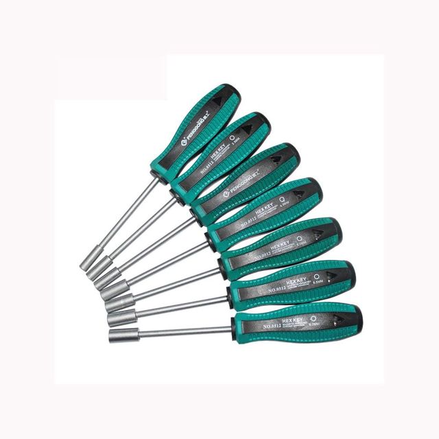 3-11mm Steckschlüssel-Schraubendreher Sechskant-Mutterschlüssel Schraubendreher 9pcs DF07B