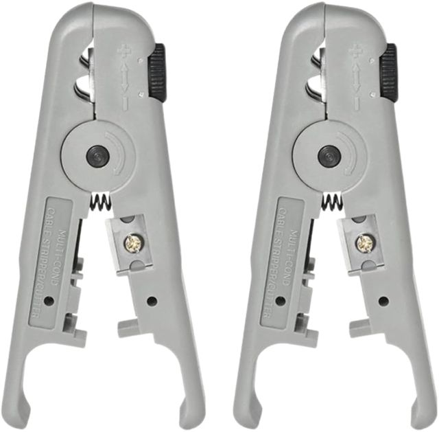 2 Stück Manuelle Abisolierzangen für Ethernet Kabel, Präzise