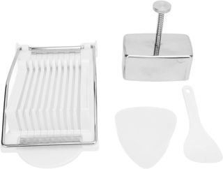 Musubi Form Set, Sushi Reisform mit Eierschneider, Musubi Maker Presse, Küchenzubehör für Zuhause und Restaurant