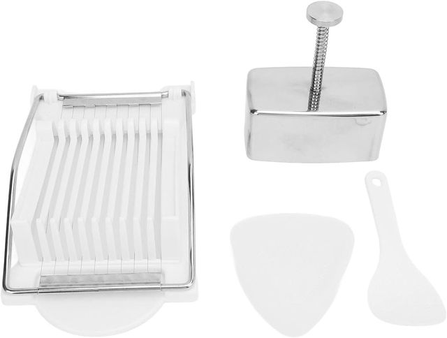 Musubi Form Set, Sushi Reisform mit Eierschneider, Musubi Maker Presse, Küchenzubehör für Zuhause und Restaurant