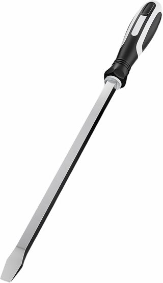 Abbruchschraubendreher, 12 mm, großer Demo-Schlitzschraubendreher, strapazierfähig, langer gerader Kopf, Hebelstange mit 38,1 cm Vierkantschaft für Autoreparatur