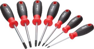 VIGOR Schraubendreher-Satz, V3366, T Profil, 7-teilig, T10 – T40