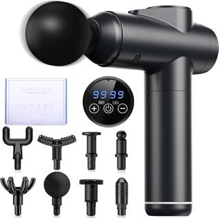 Massagepistole,Active Massagepistole Massage Gun,Muskel-Massagegerät,99 Geschwindigkeiten mit 8 Köpfenmit mit USB C Ladeanschluss zur Muskel Massage Entspannen für Schulter Körper Rücken Entspannung