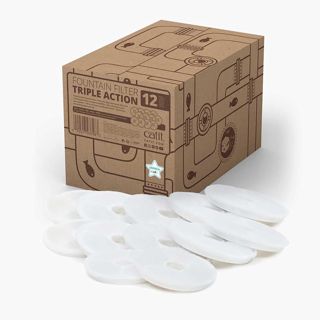 Catit Triple Action Filter, 3fach wirksamer Ersatzfilter, Trinkbrunnenfilter, 12er Pack