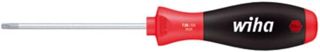 Wiha Schraubendreher SoftFinish® TORX® Festhaltemechanik Magicspring® mit Rundklinge (27811) T27 x 115 mm ergonomischer Griff für kraftvolles Drehen, Allrounder für Industrie und Handwerk