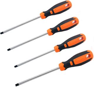 4-teiliger T20 T25 T27 T30 Torx Schraubendreher Set, 150 mm Magnet Torx Treiber Stern Bit Schraubendreher für Computer Reparatur, Automotive Werkzeuge und Haushaltsgeräte.