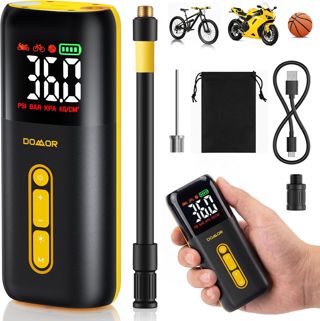 Mini-Fahrradpumpe, Max 120PSI Elektrische luftpumpe Auto Stop