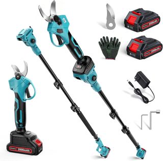 Akku Astschere 40mm,Elektrische Gartenschere mit bürstenlosem 1000W-Motor