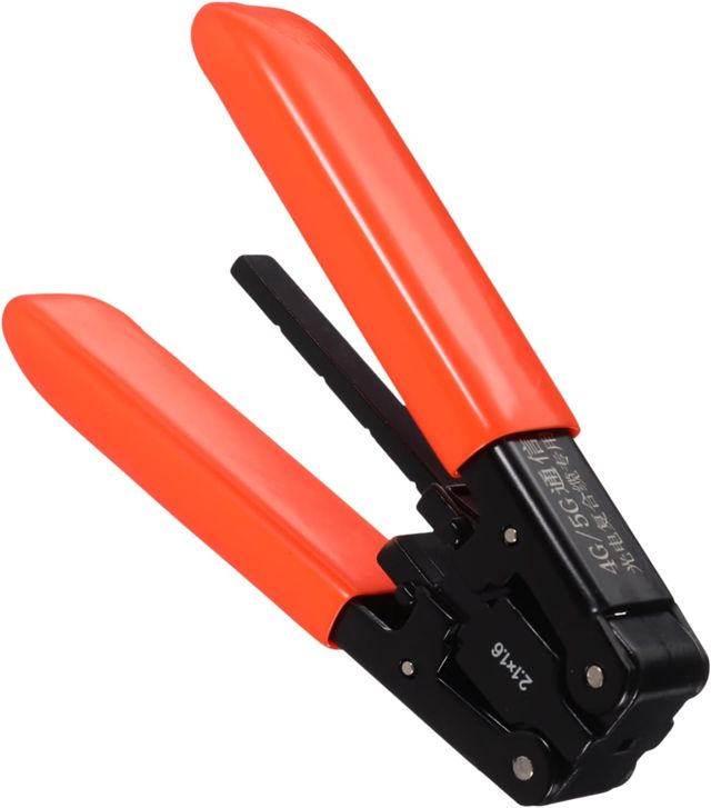NOLITOY Glasfaser Abisolierzange Metallschere Universelles Faserabisolierwerkzeug Präzises Entfernen Der Glasfaserisolierung Für Verbundkabel