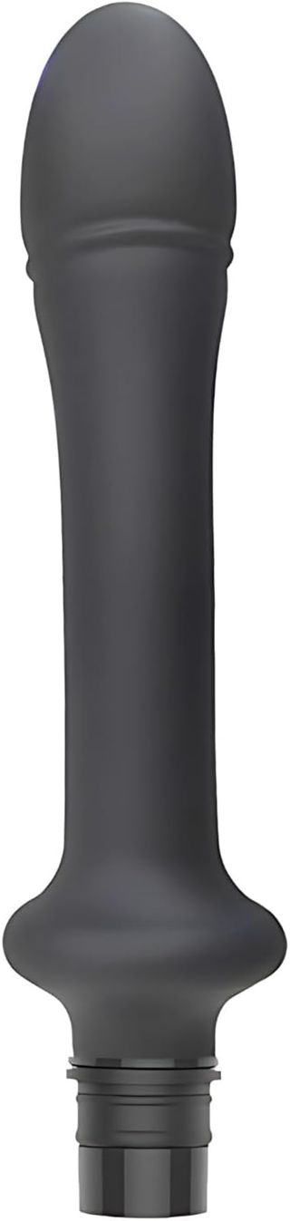 Eiförmiger Massagepistolenkopf, schwarz, 17 cm, Muskelhilfe, Hautsicherheit