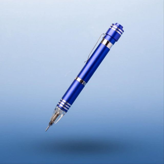Modelcraft PSD1006 Präzisions-Schraubendreher mit magnetischer Halterung, LED-Taschenlampe und 6 Bits