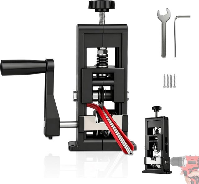 Joyzan Manuelle Kabelschälmaschine für 1–25mm Kabel mit Ersatzklinge