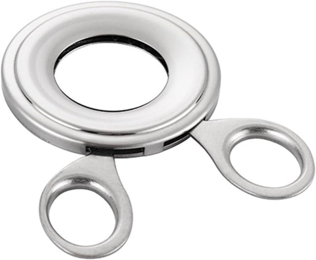 Eierschalenöffner aus Edelstahl Ergonomisch und Schnell Praktischer Eierschneider und Schäler für Küche Silberfarben und Handlich