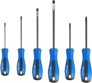 BRILLIANT TOOLS BT031000 Schraubendreher-Satz, 6-tlg. Schlitz, PH [Powered by KS TOOLS]